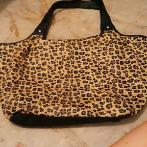 Cheetah print purse